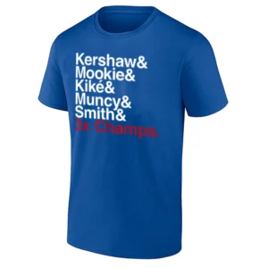LA 3X CHAMPS SHIRT – Ampersand 3 Time Champions – 2025 World Series Champions – Los Angeles Dodgers