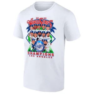 LA BASEBALL CARICATURE 2025 WORLD SERIES CHAMPIONS SHIRT – Los Angeles Dodgers Vintage 1988 Inspired Tee