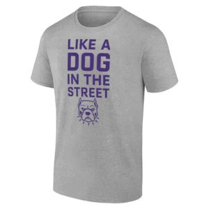 LIKE A DOG IN THE STREET SHIRT – J.J. McCarthy Minnesota Vikings