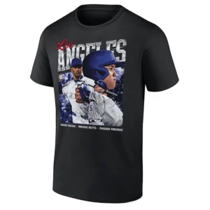 Los Angeles Trio Shirt Shohei Ohtani Mookie Betts & Freddie Freeman Los Angeles Dodgers B