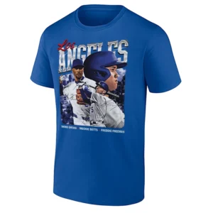 Los Angeles Trio Shirt Shohei Ohtani Mookie Betts & Freddie Freeman Los Angeles Dodgers RB