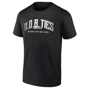 M.O.B TIES SHIRT – Seattle Seahawks “Brotherhood • Truth • Work • Violence” Mission Over BS Tee