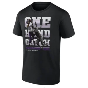 MINNESOTA ONE HAND CATCH SHIRT – Justin Jefferson Minnesota Vikings Tee B