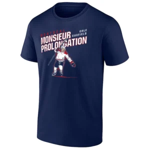 MONSIEUR PROLONGATION SHIRT – Cole Caufield Overtime King Tee Montréal Canadiens Hockey