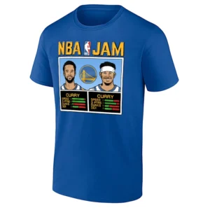 NBA JAM WARRIORS SHIRT – Stephen Curry & Seth Curry Golden State Warriors Tee
