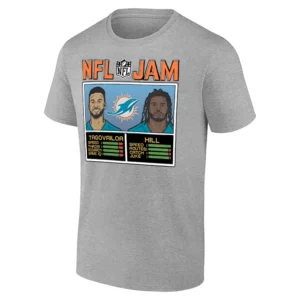 NFL JAM DOLPHINS SHIRT – Tagovailoa and Hill Miami Dolphins Tee