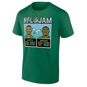 NFL JAM EAGLES SHIRT – Hurts And Brown Philadelphia Eagles Tee