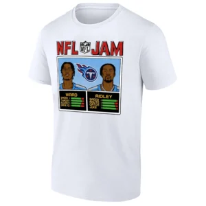 NFL JAM TITANS SHIRT – Ward & Ridley retro duo Tennessee Titans arcade football tee