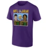 NFL JAM VIKINGS SHIRT – McCarthy & Jefferson retro duo Minnesota Vikings arcade tee