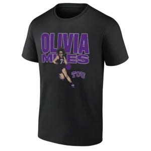 Olivia Miles Shirt Name Pose TCU Horned Frogs women's Basketball