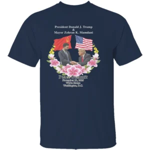 PEACE SUMMIT SHIRT – Donald J. Trump & Zohran K. Mamdani Parody Tee 2025 White House Meme N