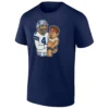 PRESCOTT CARRYING BABY MAHOMES SHIRT – Dak Prescott Holding Patrick Mahomes Cartoon Tee for Dallas Cowboys Fans N