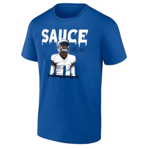SAUCE SHIRT – The Drip Indy Ahmad “Sauce” Gardner Indianapolis Colts Tee