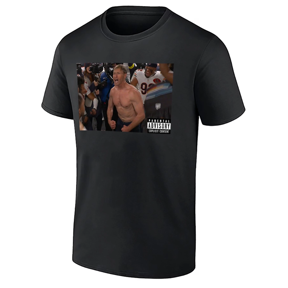 SHIRTLESS BEN JOHNSON SHIRT – Chicago Bears Viral Locker Room Celebration Tee SHIRTLESS BEN JOHNSON SHIRT – Chicago Bears Viral Locker Room Celebration Tee