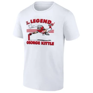 THE LEGEND OF GEORGE KITTLE SHIRT – San Francisco 49ers Diving Touchdown Cartoon Tee