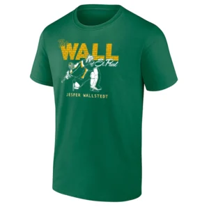 THE WALL OF ST. PAUL SHIRT – Jesper Wallstedt Minnesota Wild Goalie Phenom Tee
