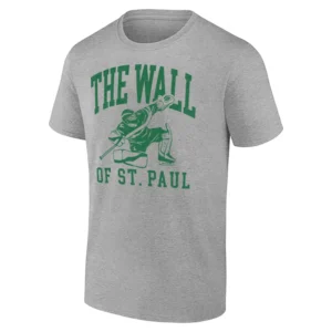 THE WALL SHIRT – The Wall of St. Paul Jesper Wallstedt Minnesota Wild Tee G