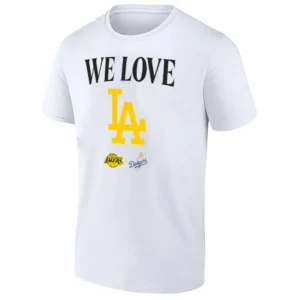 WE LOVE LA SHIRT – Los Angeles Lakers x Dodgers City Pride Crossover Tee