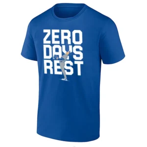 ZERO DAYS REST SHIRT – Yoshinobu Yamamoto 2025 World Series MVP Los Angeles Dodgers Tee