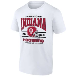2025 BIG TEN FOOTBALL CHAMPIONS SHIRT – Indiana Hoosiers Conference Champions Tee W