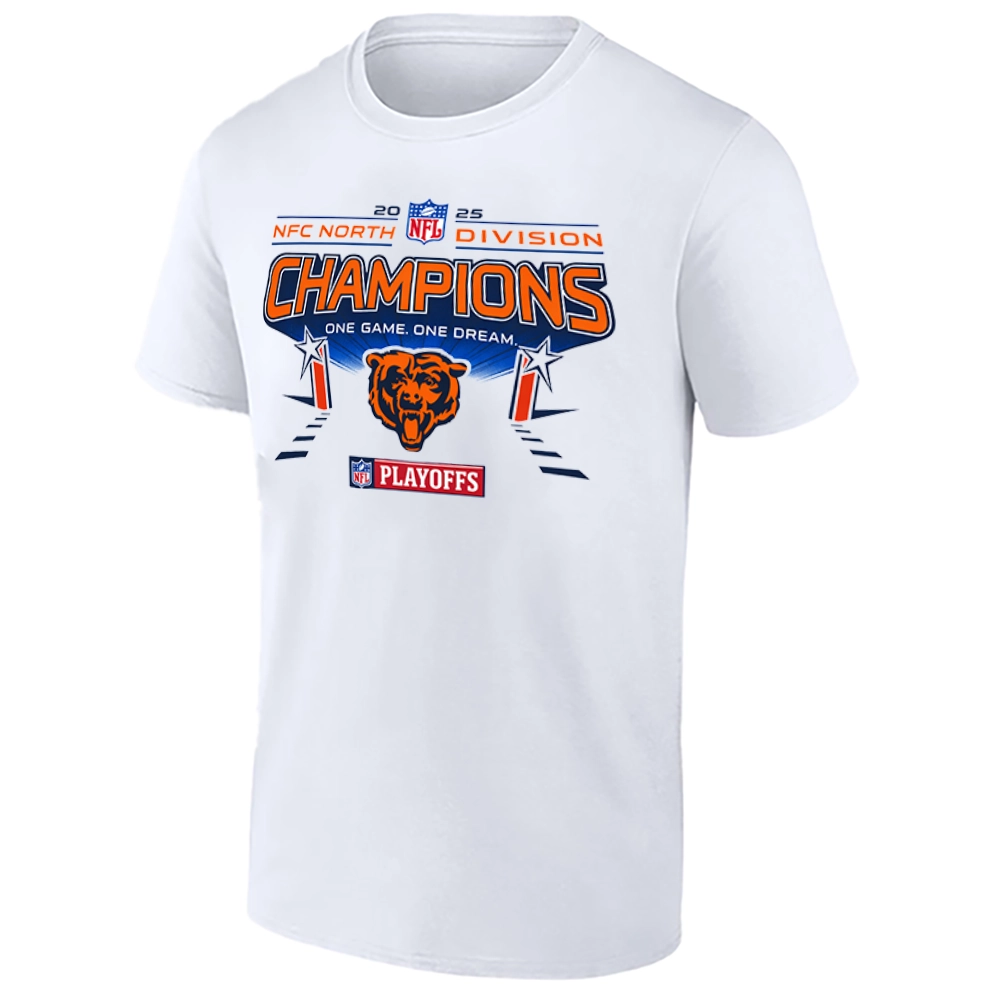 2025 NFC NORTH DIVISION CHAMPS SHIRT – Chicago Bears Playoffs Tee 2025 NFC NORTH DIVISION CHAMPS SHIRT – Chicago Bears Playoffs Tee