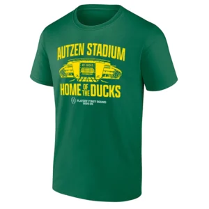 AUTZEN STADIUM HOME OF THE DUCKS SHIRT – Oregon Ducks Football Playoff First Round 2025–26 Tee