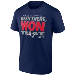 BEEN THERE, WON THAT SHIRT – 2025 AFC East Division Champions Locker Room Tee New England Patriots