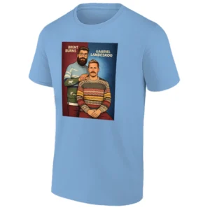 COLORADO STEP BROTHERS T SHIRT – Gabriel Landeskog & Brent Burns Colorado Avalanche Funny Meme Tee LB