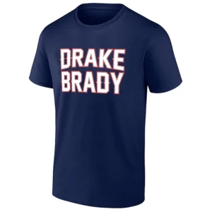 DRAKE BRADY SHIRT – Tom Brady & Drake Maye New England Patriots Legacy Tee