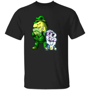 GANGSTA FRIENDS SHIRT – Cartoon Street Duo Funny Urban Graphic Tee B