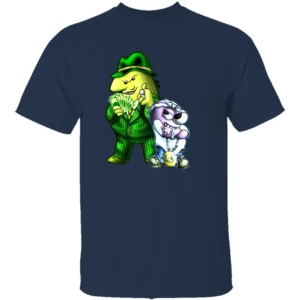 GANGSTA FRIENDS SHIRT – Cartoon Street Duo Funny Urban Graphic Tee N