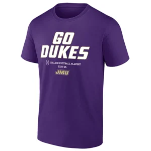 GO DUKES SHIRT – 2025–26 College Football Playoff James Madison Dukes Football Tee