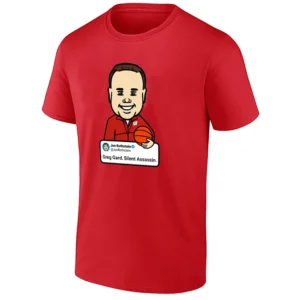 GREG GARD “SILENT ASSASSIN” SHIRT – Wisconsin Badgers x Jon Rothstein Tweet Tee R