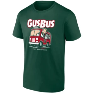 GUS BUS SHIRT Hop On The Gus Bus Filip Gustavsson Minnesota Wild