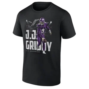 J.J. GRIDDY SHIRT – J.J. McCarthy Minnesota Vikings Quarterback Tee B