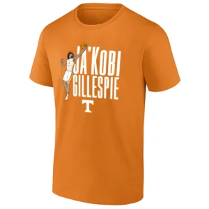 JA'KOBI GILLESPIE SHIRT – Tennessee Volunteers Men’s Basketball Name Pose Tribute Tee