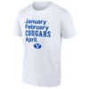 JANUARY FEBRUARY COUGARS APRIL SHIRT – BYU Cougars Basketball Meme Tee
