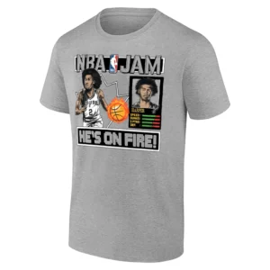 NBA JAM SPURS SHIRT – He’s On Fire Dylan Harper San Antonio Spurs Tee