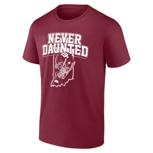 NEVER DAUNTED SHIRT – Indiana Hoosiers Big Ten Champions Football Tee