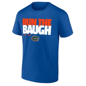 RUN THE BAUGH SHIRT – Jadan Baugh Florida Gators Breakout Star Football Tee