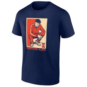 TRACK SUIT COACH SHIRT – Brad Underwood Illinois Fighting Illini Basketball Tee
