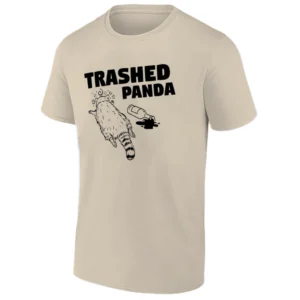 TRASHED PANDA SHIRT – Funny Raccoon Gets Drunk Meme Tee S