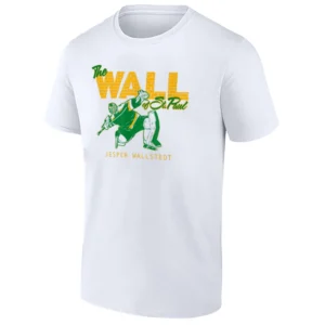 The Wall of St. Paul Shirt (White) Jesper Wallstedt Minnesota Wild Goalie Phenom Tee