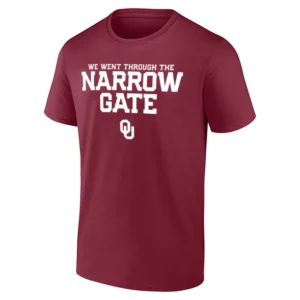 WE WENT THROUGH THE NARROW GATE SHIRT – Oklahoma Sooners Football Tee
