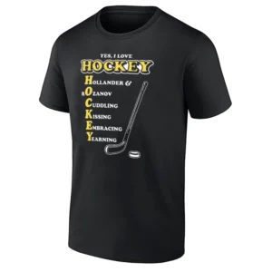YES, I LOVE HOCKEY SHIRT – Heated Rivalry Hollander x Rozanov Acronym Tee B
