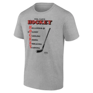 YES, I LOVE HOCKEY SHIRT – Heated Rivalry Hollander x Rozanov Acronym Tee G