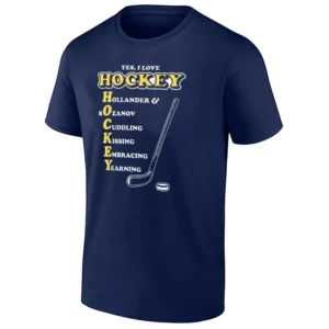 YES, I LOVE HOCKEY SHIRT – Heated Rivalry Hollander x Rozanov Acronym Tee N