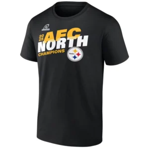 2025 AFC NORTH CHAMPIONS SHIRT – Pittsburgh Steelers Division Title NFL Playoffs Tee