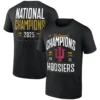2025 NATIONAL CHAMPIONS LOCKER ROOM T SHIRT – Indiana Hoosiers Perfect 16–0 CFP Title Tee