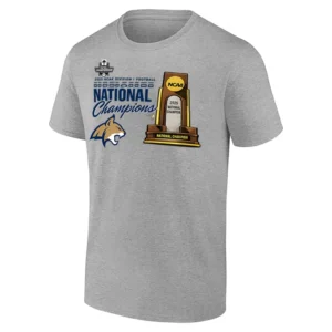 2025 NATIONAL CHAMPIONS TROPHY SHIRT – Montana State Bobcats NCAA Division I Football Title Tee